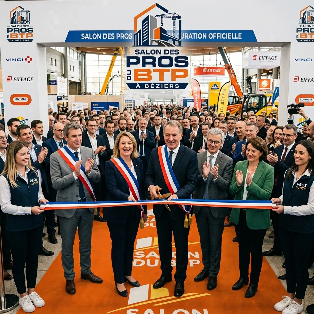 Inauguration officielle du Salon des Pros du BTP à Béziers